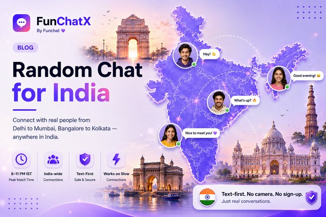 Random chat for India across major cities